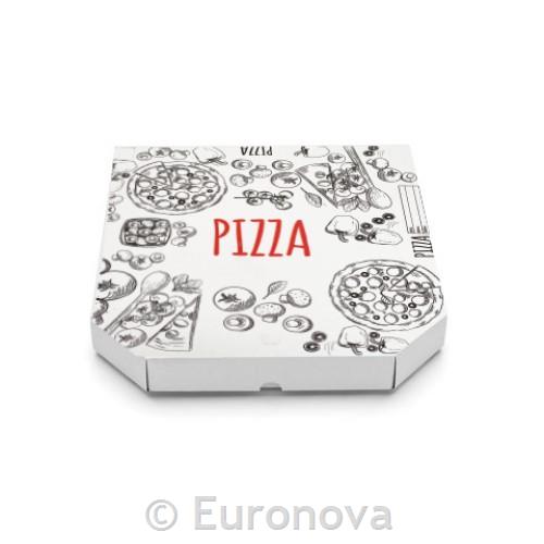 Pizza Box / 36x36x4cm / 100pcs / printed