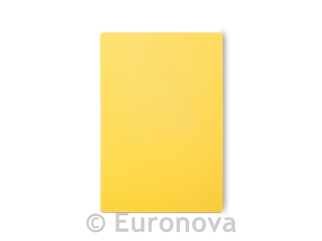 Cutting board / 53x32x2cm / yellow