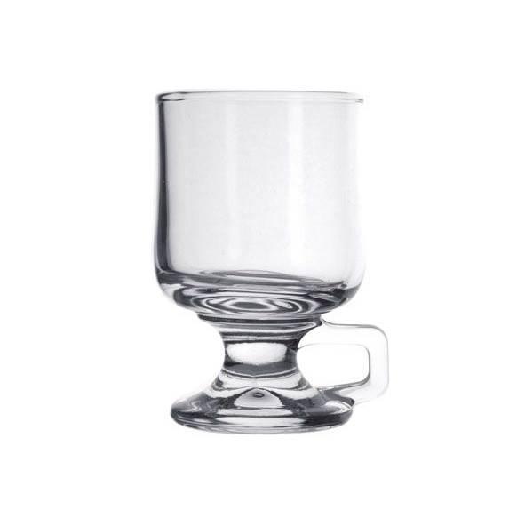 Coffee glass with handle / 12cl / 6pcs