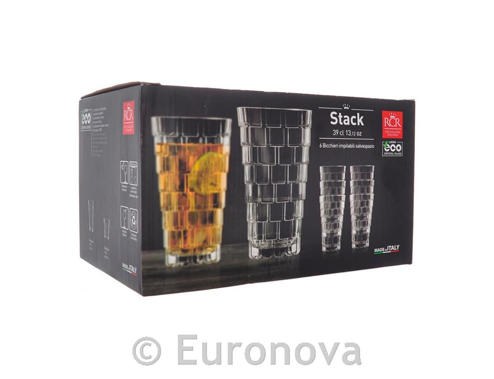 Stack tumbler / 390ml / 6pcs