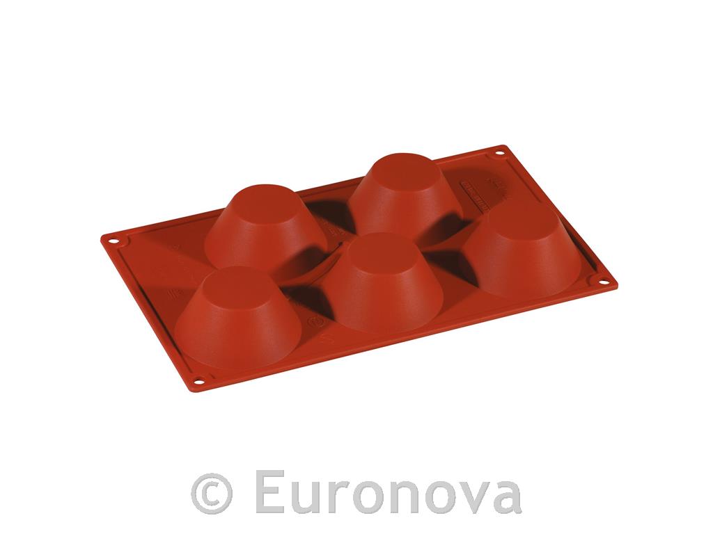 Silicone Baking Mould / 5 Moulds / 35x80