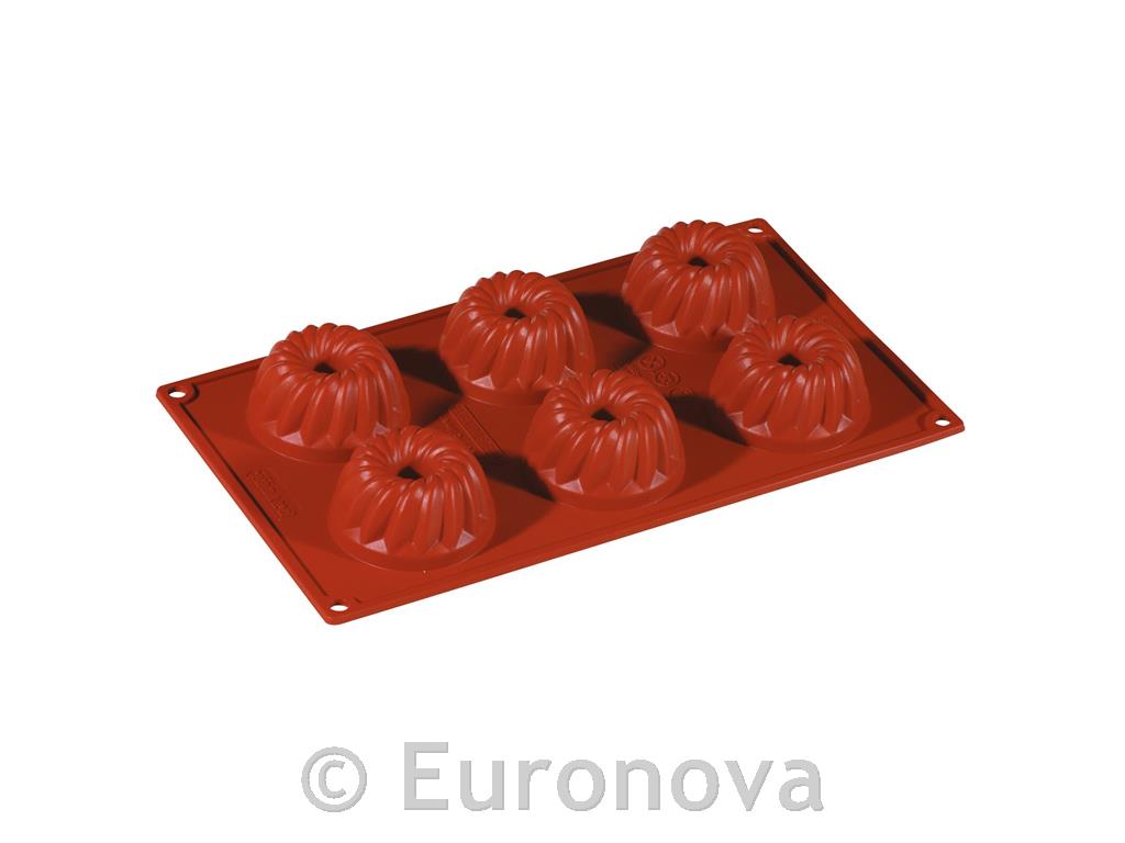 Silicone Mould / 6-Part / 36x70mm