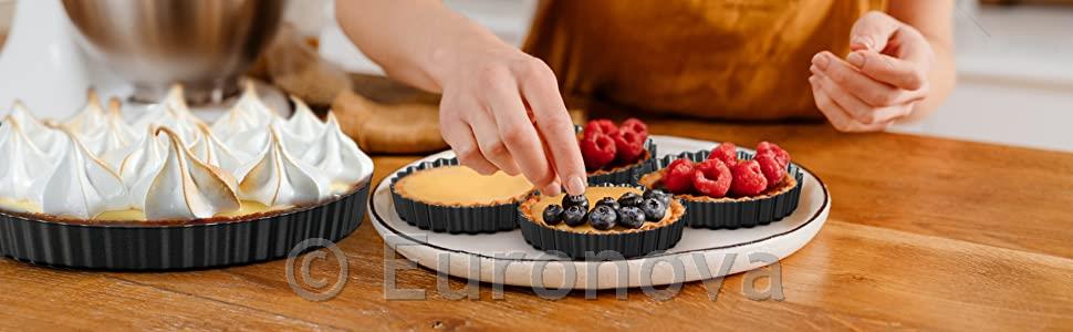 Fluted Tartlet Mold / 10cm / 6 pcs