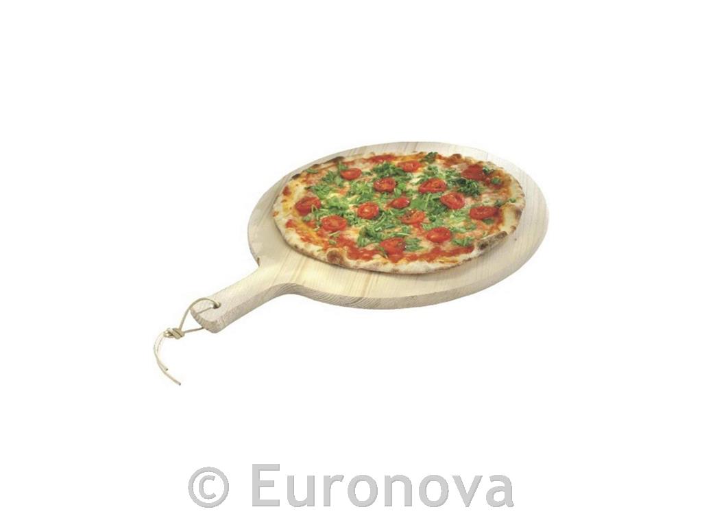 Wooden Pizza Serving Tray / 38cm