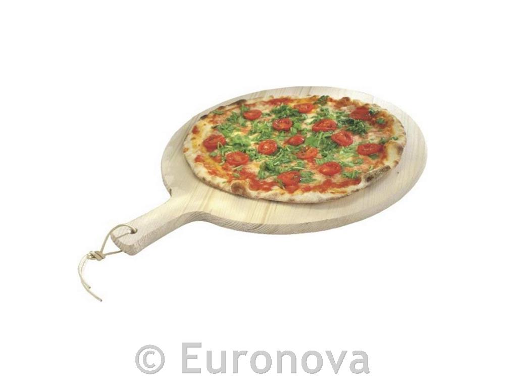 Wooden Pizza Serving Tray / 49cm