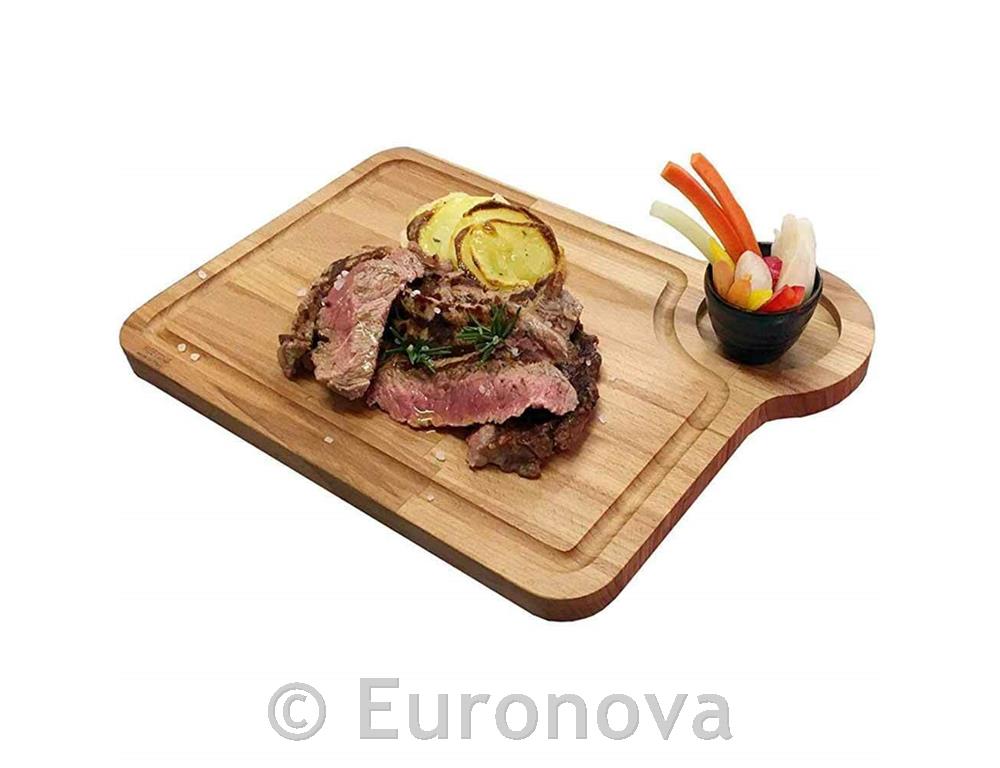 Wooden serving board / 37x28x2cm