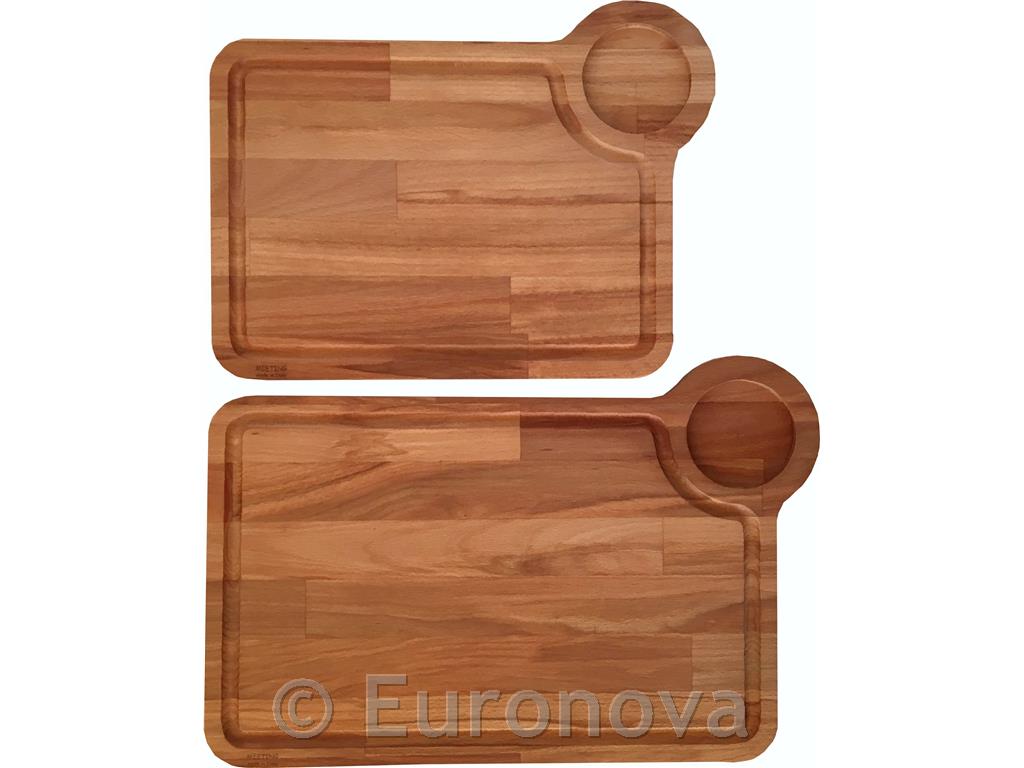 Wooden serving board / 37x28x2cm