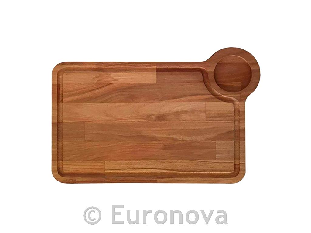 Wooden serving board / 45x30x2 cm