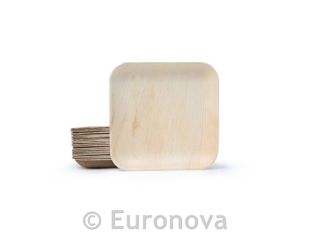 Eco Square Plate / 20x20cm / Palm / 12pc