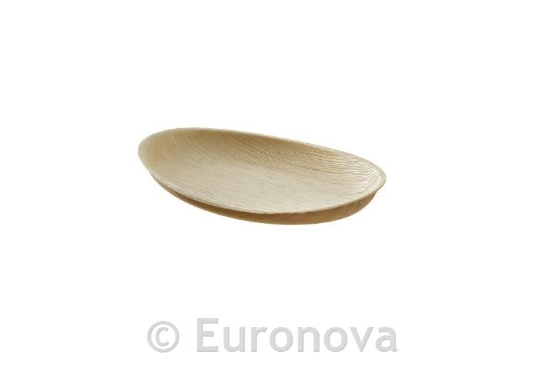 Eco Oval Plate / 29x20cm / Palm / 12pcs