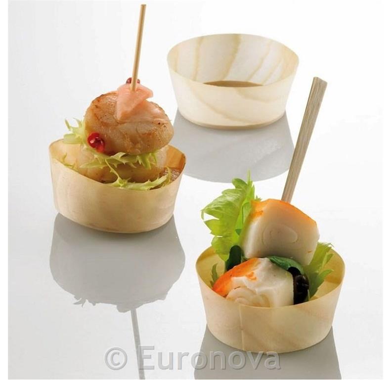 Fingerfood cups / Pine Wood / 5cm /50pcs