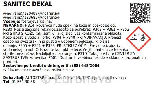 Dekal / 5L / Appliance Descaler