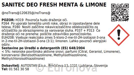 Deo Fresh / 750ml / White Musk Fragrance