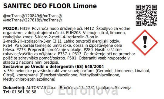 Deo Floor / 5L / Lemon Surface Cleaner