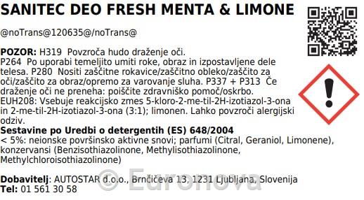 Deo Fresh / 750ml / Mint&Lemon Fragrance