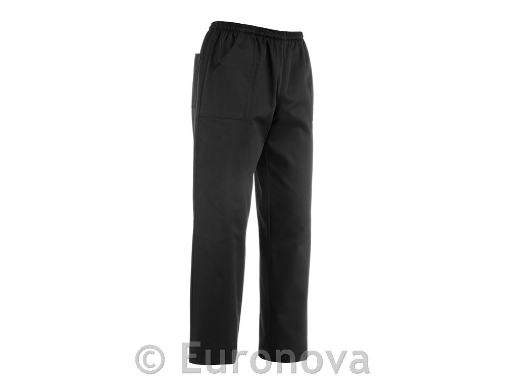 Chef Pants / Coulisse Pocket / Black/XL