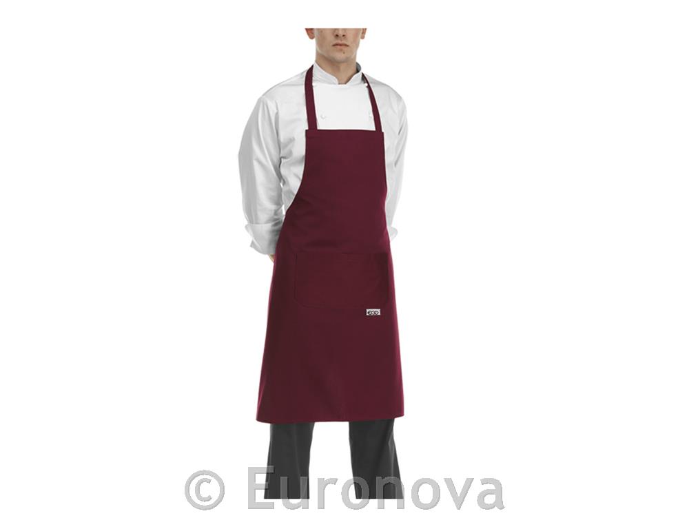 Chef Apron / 90x70cm / Bordeaux / 2 pcs