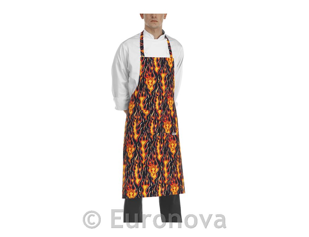 Chef Apron / 90x70cm / Flame / 6 pcs