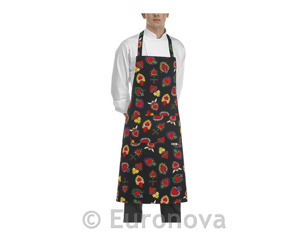 Chef Apron / 90x70cm / Hearts / 2 pcs