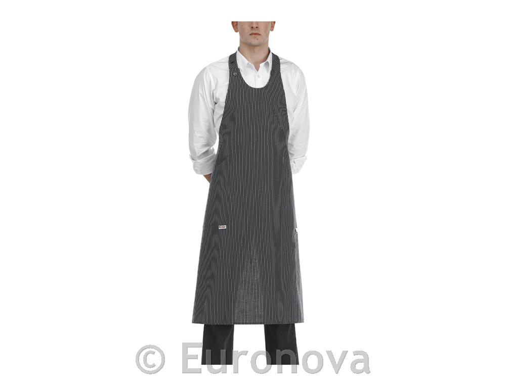 Sommelier Apron / 100x95cm / Gray Stripe