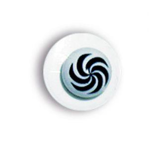 Spare Buttons / 12pcs / White Vortex