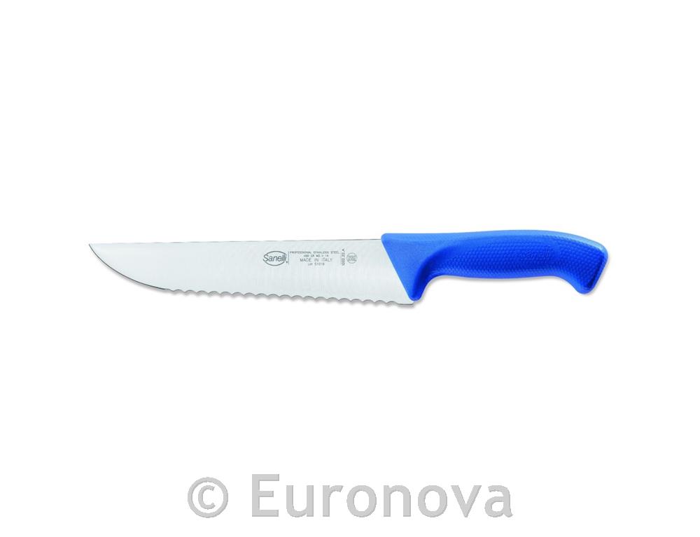 Fish Knife /22cm/ Serrated / Blue / Skin