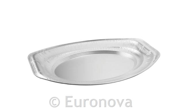 Alu Disposable Oval Tray /43x28cm/ 10pcs