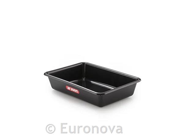 Black Flat Food Pan / 30x21x6cm / 2L