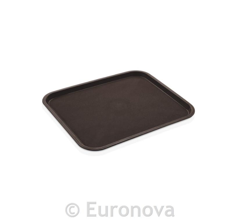 Fast Food Tray / 41x31cm / Brown / PP