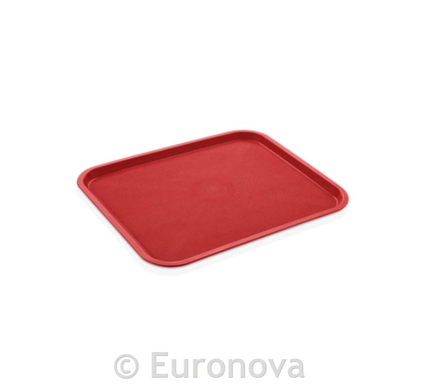 Fast Food Tray / 41x31cm / Red / PP