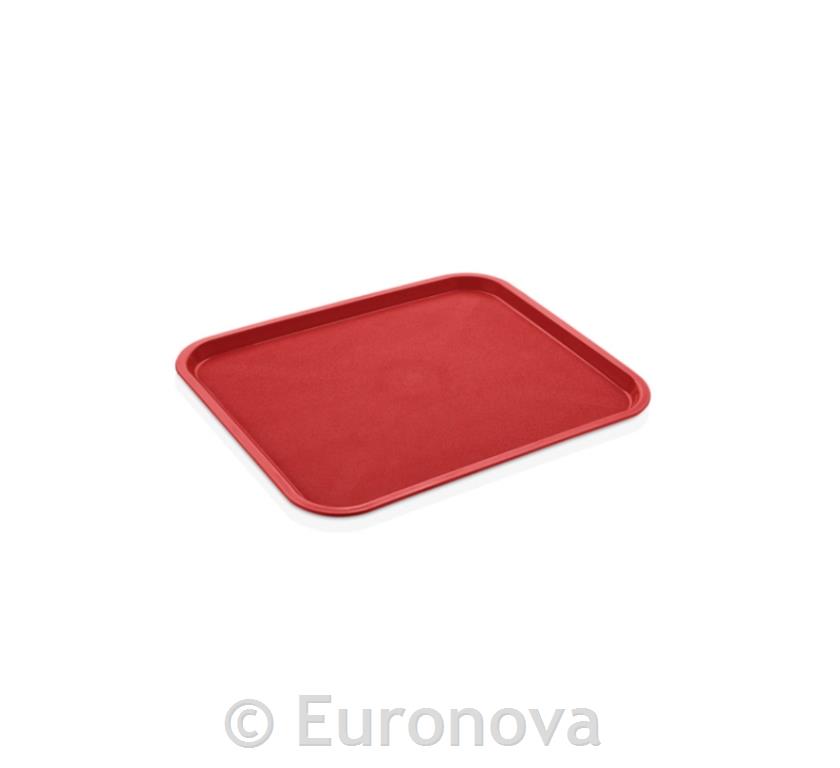Fast Food Tray / 35x26cm / Red / PP