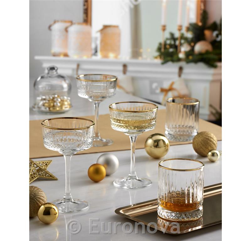 Elysia Tumbler /35cl/ Golden Rim / 4pcs