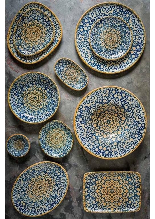 Alhambra Deep Plate Bloom / 23cm / 6pcs