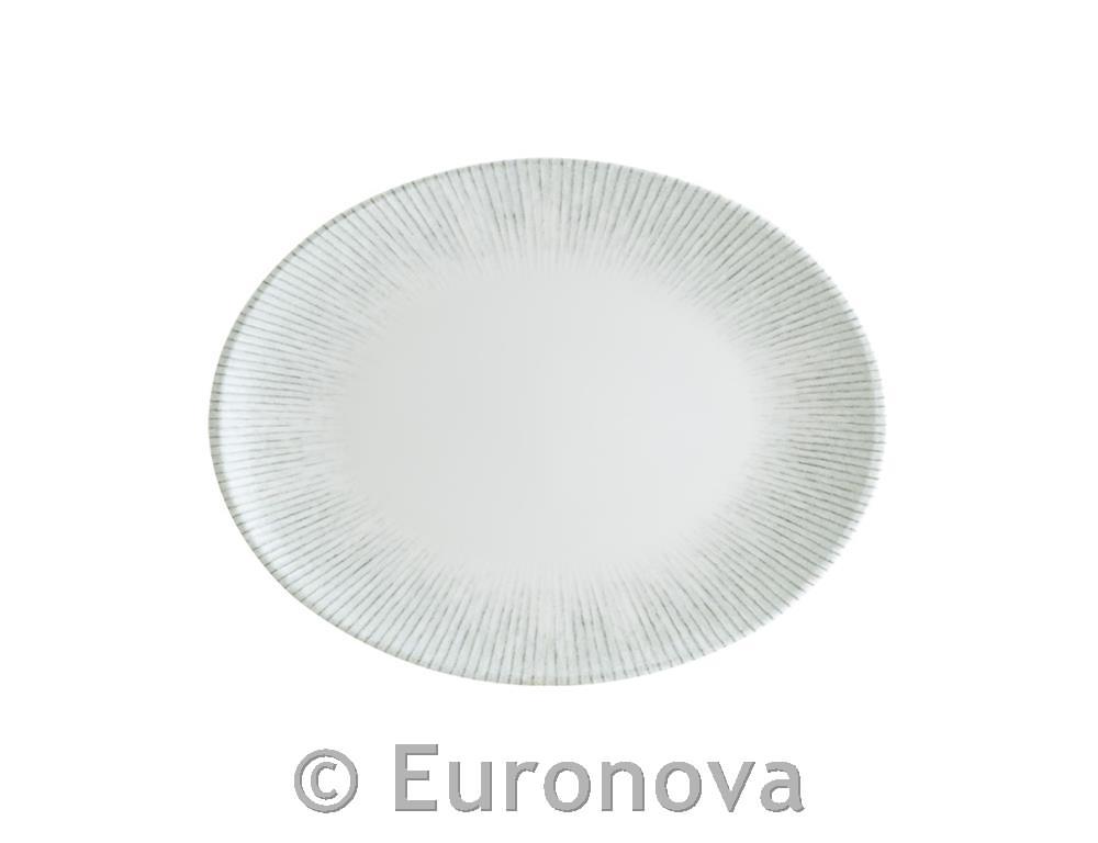 Iris Oval Plate Moove / 31x24cm / 6pcs