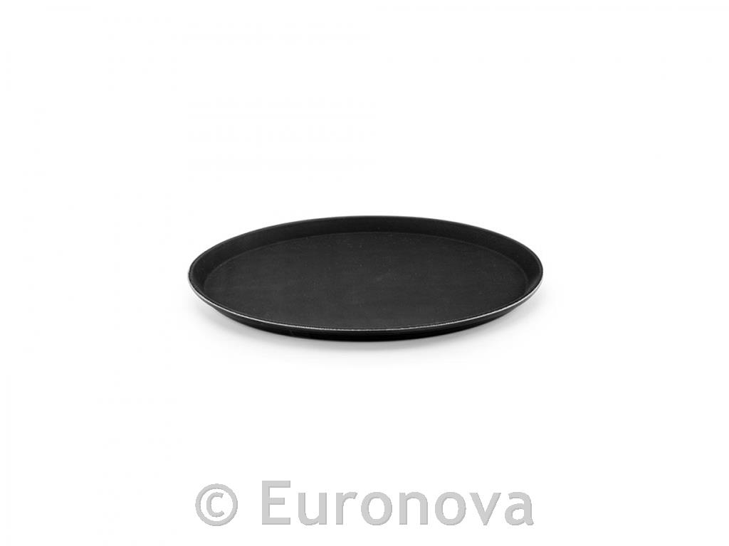 Bar Serving Tray /27cm/ Black / Noslip