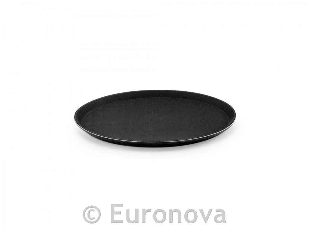 Bar Serving Tray /35cm/ Black / Noslip