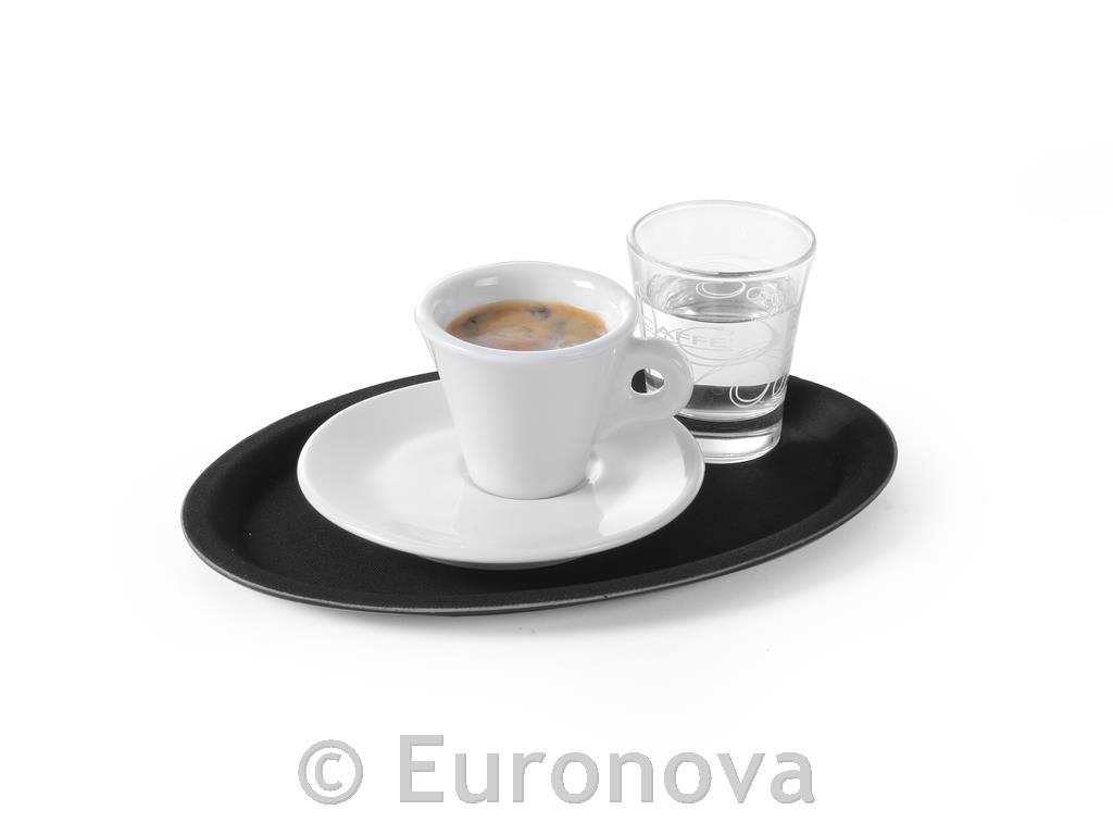 Bar Serving Tray /23x16cm/ Black/ Noslip