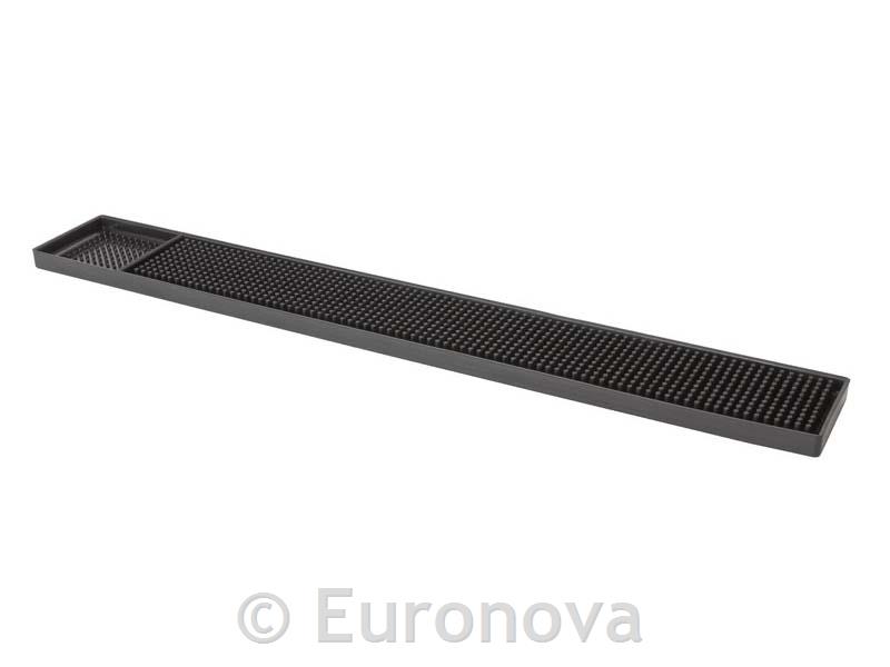 Bar Mat Rubber   60x8cm   Black - Euronova